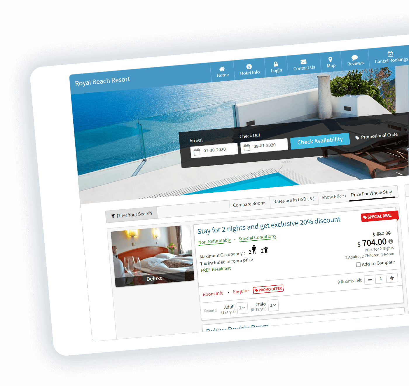 Online Hotel Booking System